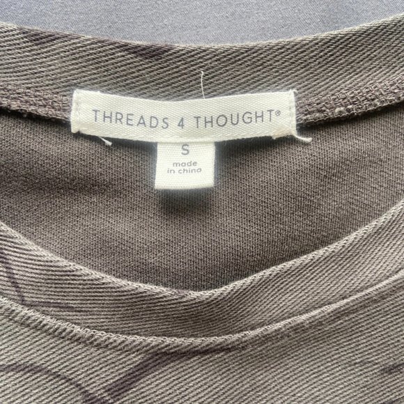 Threads 4 Thought Crew Neck Pull Over Mens Sweatshirt Size Small S NWT - Picture 5 of 5